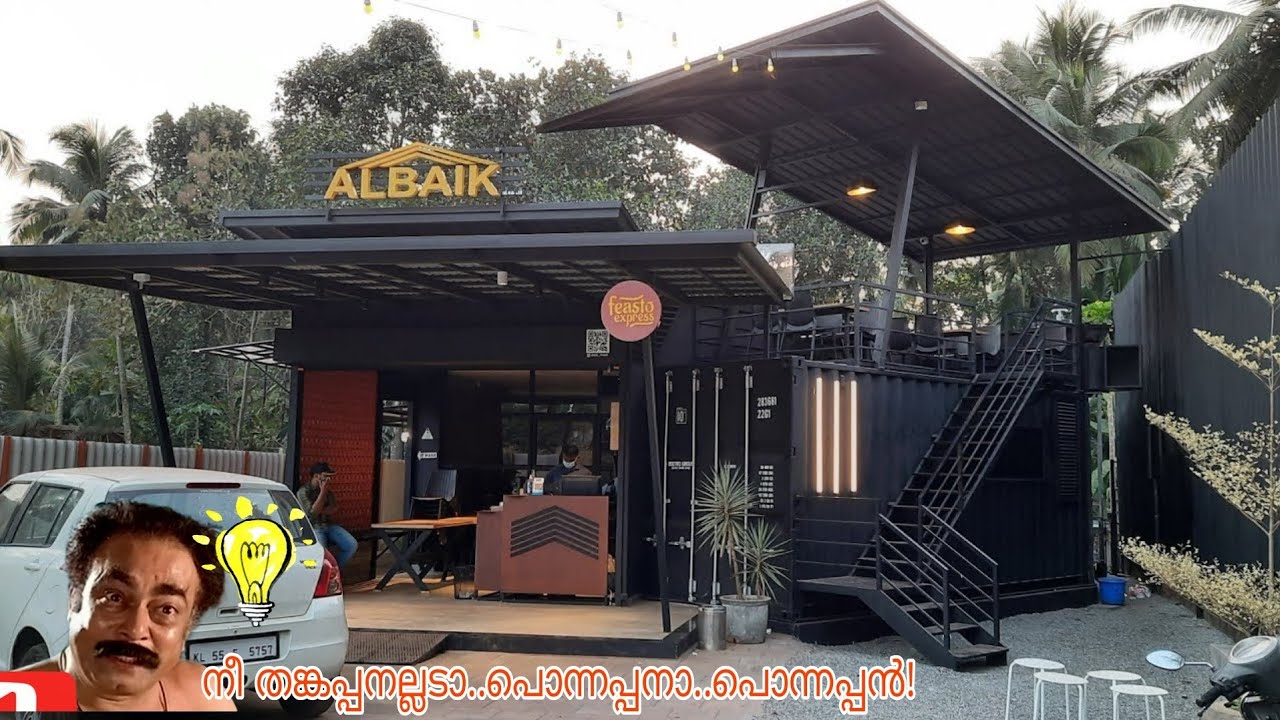 Cool Container Restaurant in Malappuram | Steel construction Idea's | Modern stainless steel Work