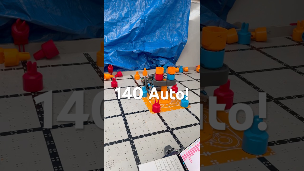 Unofficial WR! 140 point autonomous - Vex IQ Mix and Match #vex #robotics #shorts