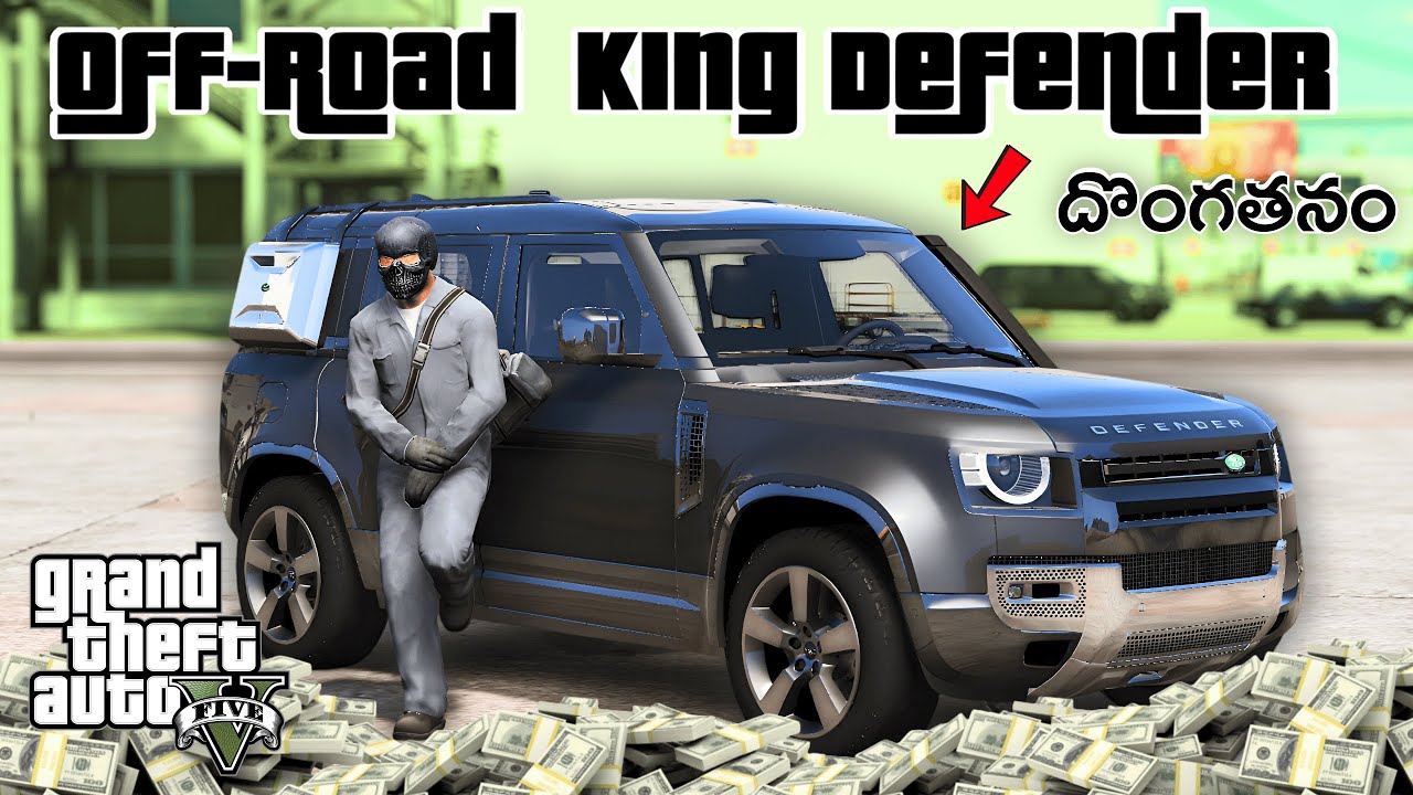 Stealing Off-Road King Defender | In GTA 5 Telugu | TYCOOB PLAYZ