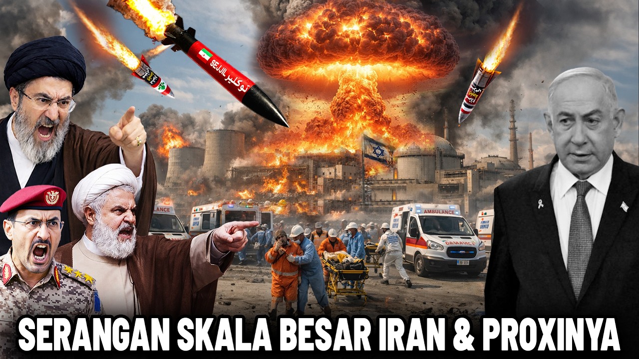 REAKTOR NUKLIR TERBESAR ISRAEL HANCUR TOTAL! Serangan Rudal Iran-Houthi-Hizbullah Bombardir Tel-Aviv