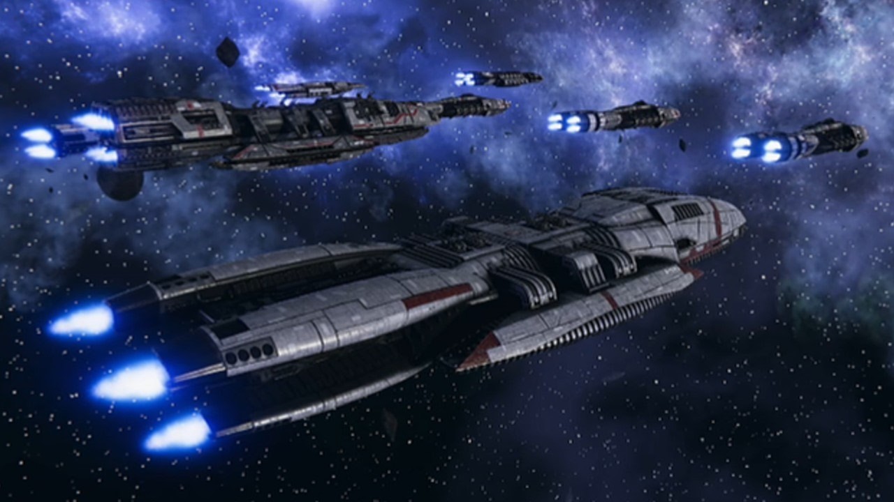 Battlestar Galactica Cinematic Space Battles - Battlestar Galactica Deadlock
