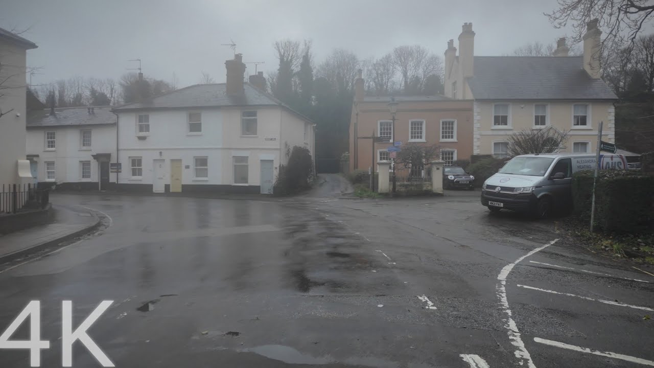 【4K】Walking Along a River in England - Ambient Sounds