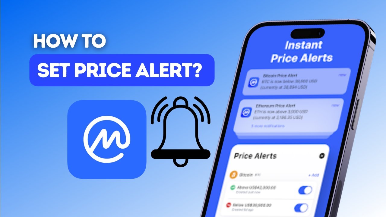 How to set price alert on CoinMarketCap?