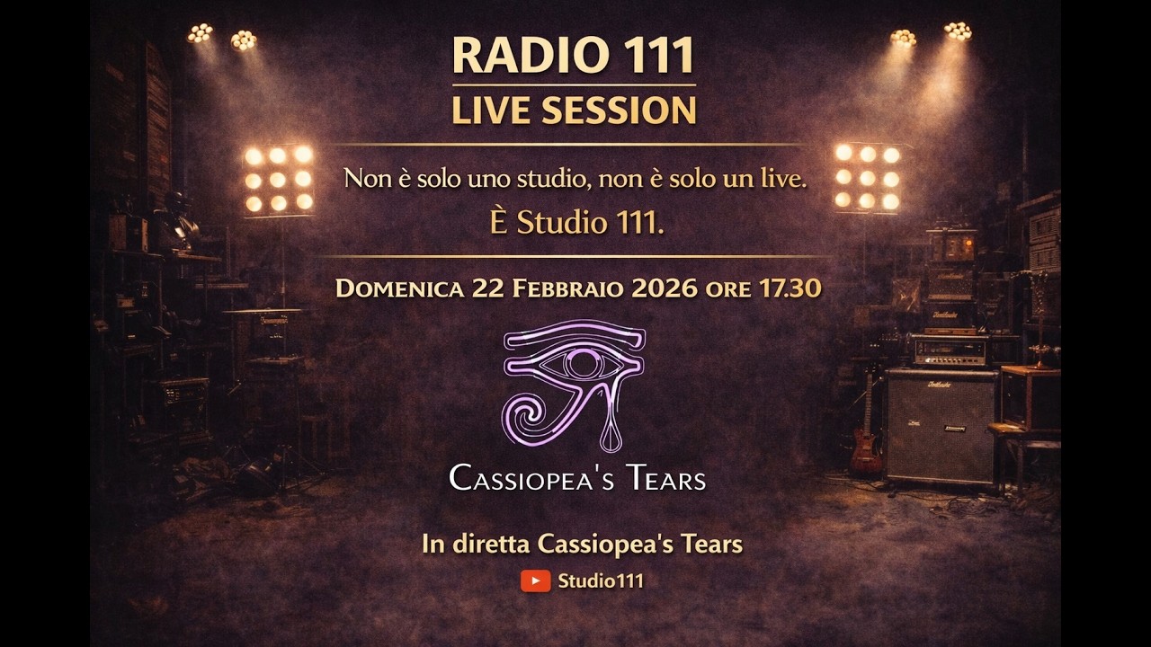 Radio 111 Live Session - Cassiopea's Tears