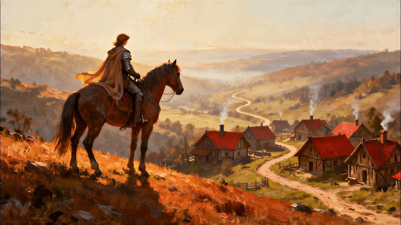 Peaceful Medieval Village Ambience & Relaxing Fantasy Music for Focus and Writing ✨