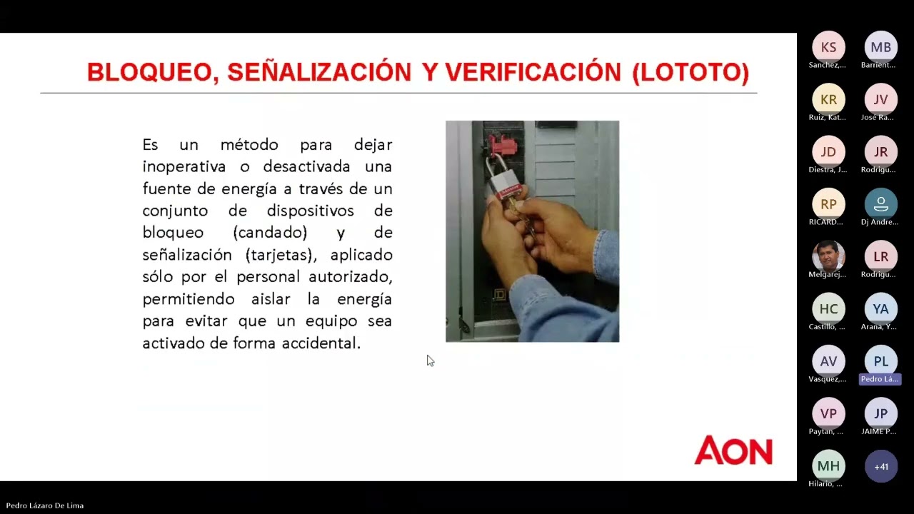 Control de Energía Peligrosa  AON