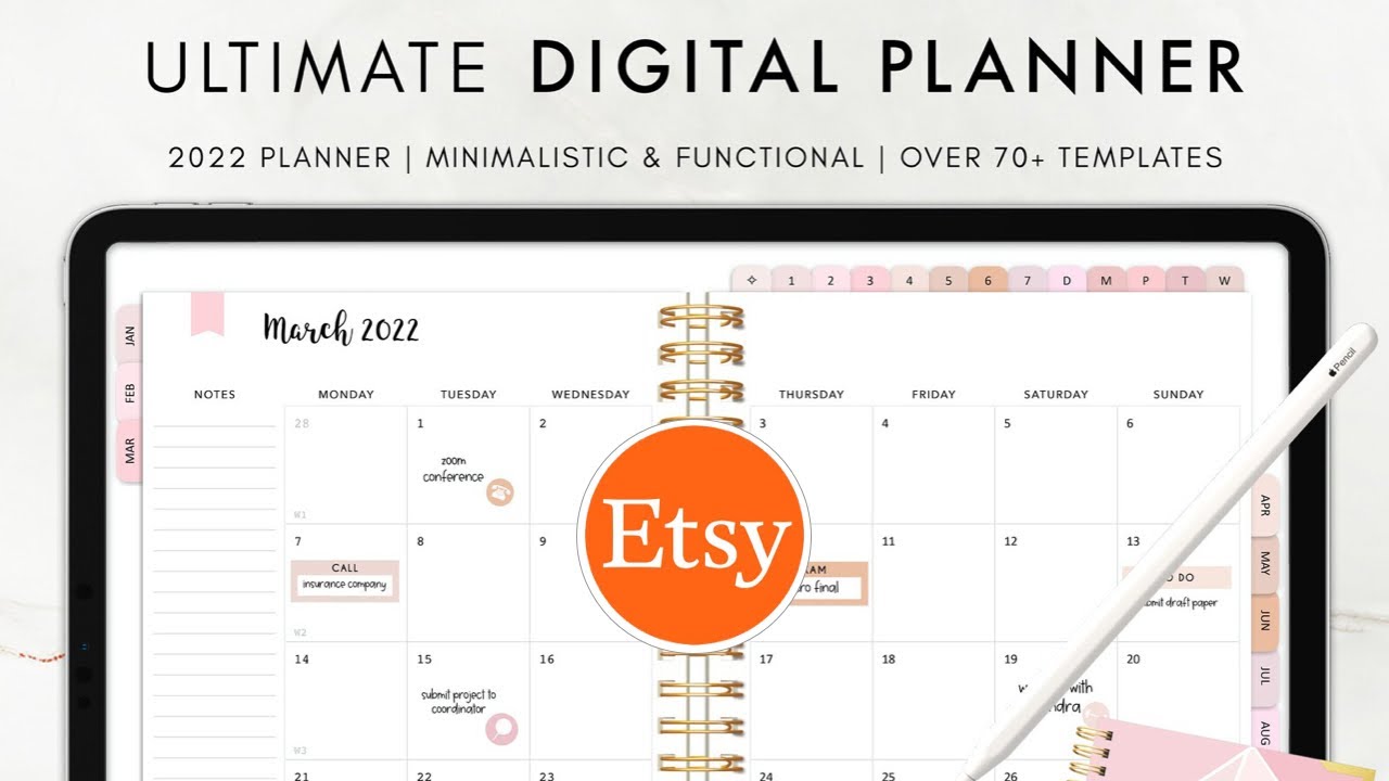 How To Make a Digital Planner To Sell on Etsy (2026)
