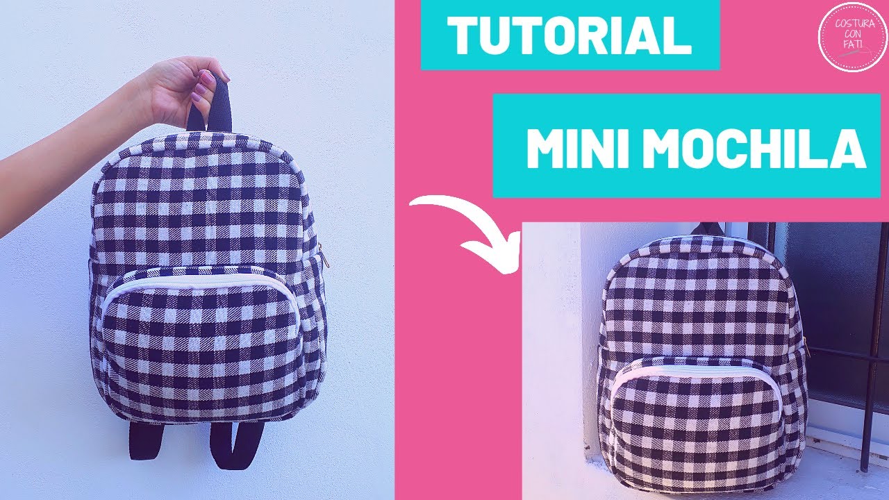 DIY- C&Oacute;MO HACER UNA MINI MOCHILA / MOCHILA PEQUE&Ntilde;A / MOCHILA JUVENIL
