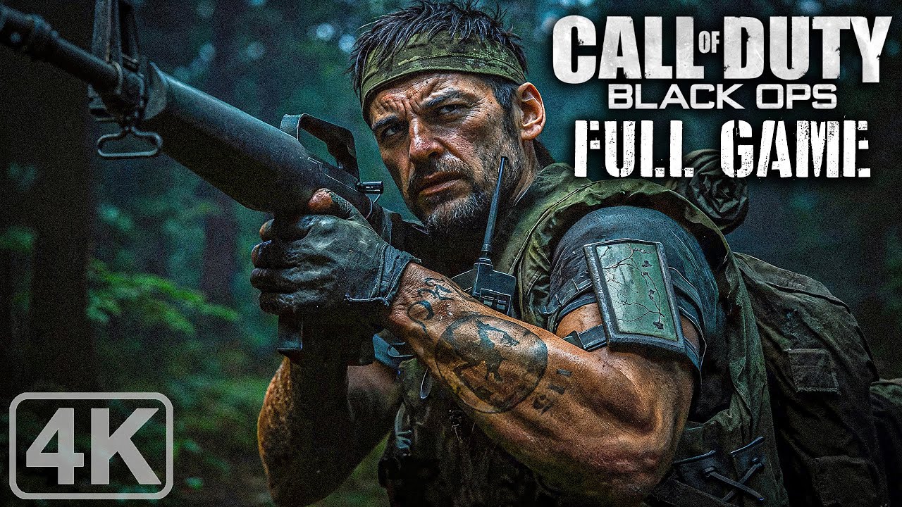 Call of Duty Black Ops｜Full Game Playthrough｜4K