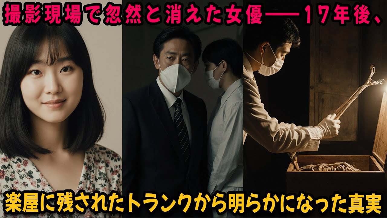 撮影現場で忽然と消えた女優――17年後、楽屋に残されたトランクから明らかになった真実