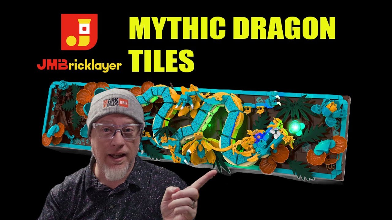 JMBricklayer - Mythic Dragon Tiles | Review | @MarkBuildsBRIX