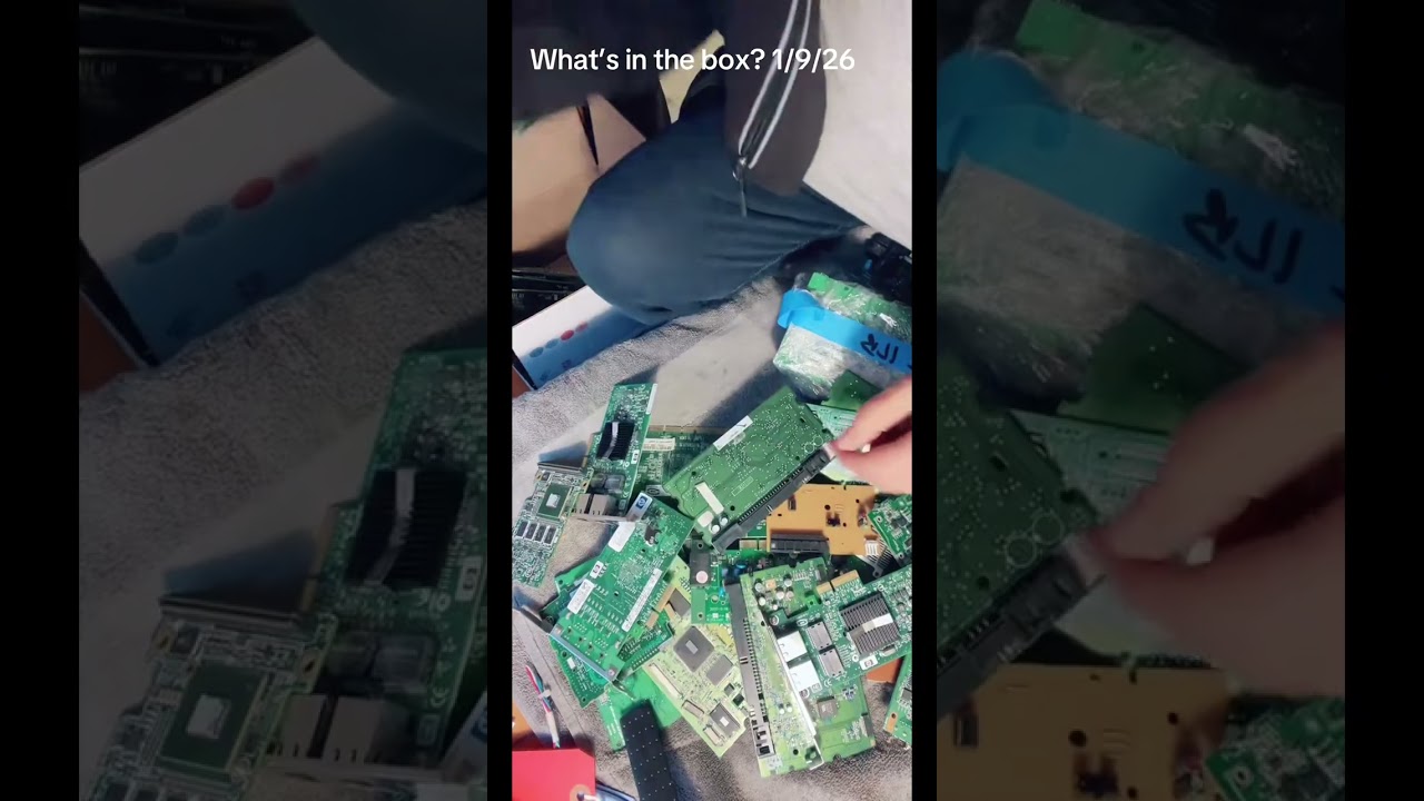 Sorting e scrap to resell live replay 