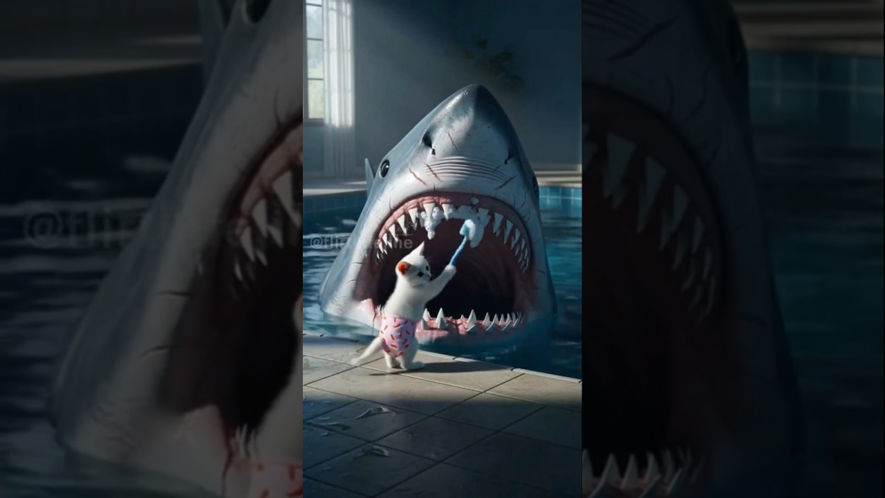 She Wants to Be Mother of Megalodon 🦈🔥:#Megalodon #Shark #OceanLife#viral #shorts #emotional