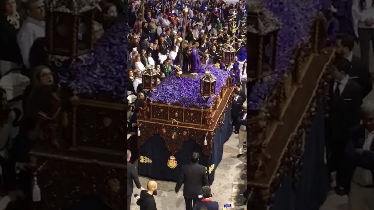 Jesús Caído en la Plaza Mayor (1). Jueves Santo 2017