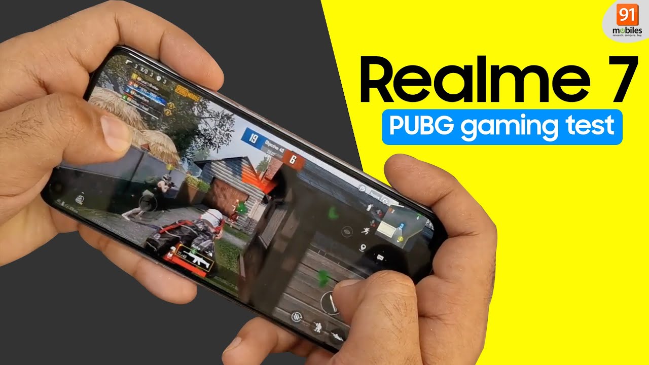 Realme 7: PUBG Gaming Test | Battery drain test | Heating test