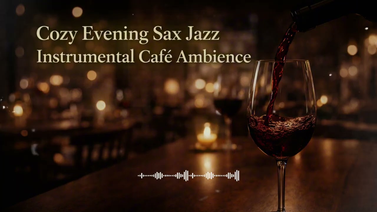 Cozy Evening Sax Jazz – Instrumental Café Ambience