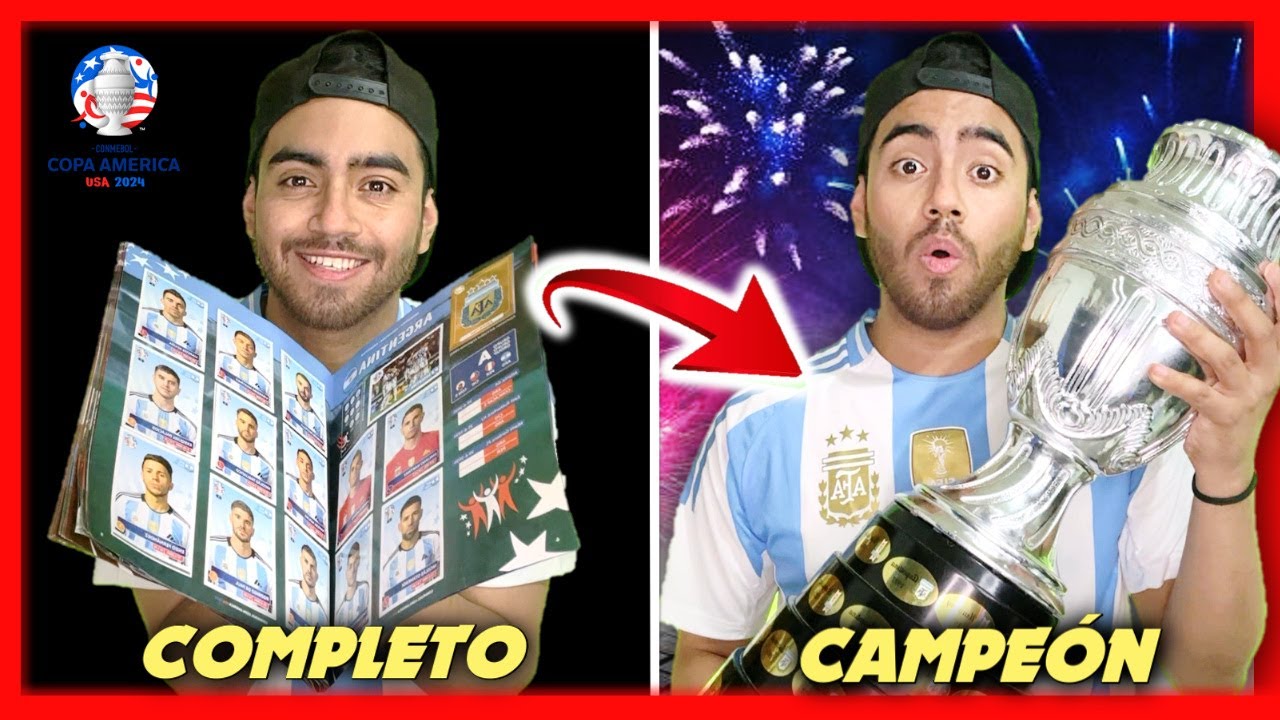 SI COMPLETAS EL ALBUM = TE GANAS LA COPA AMERICA