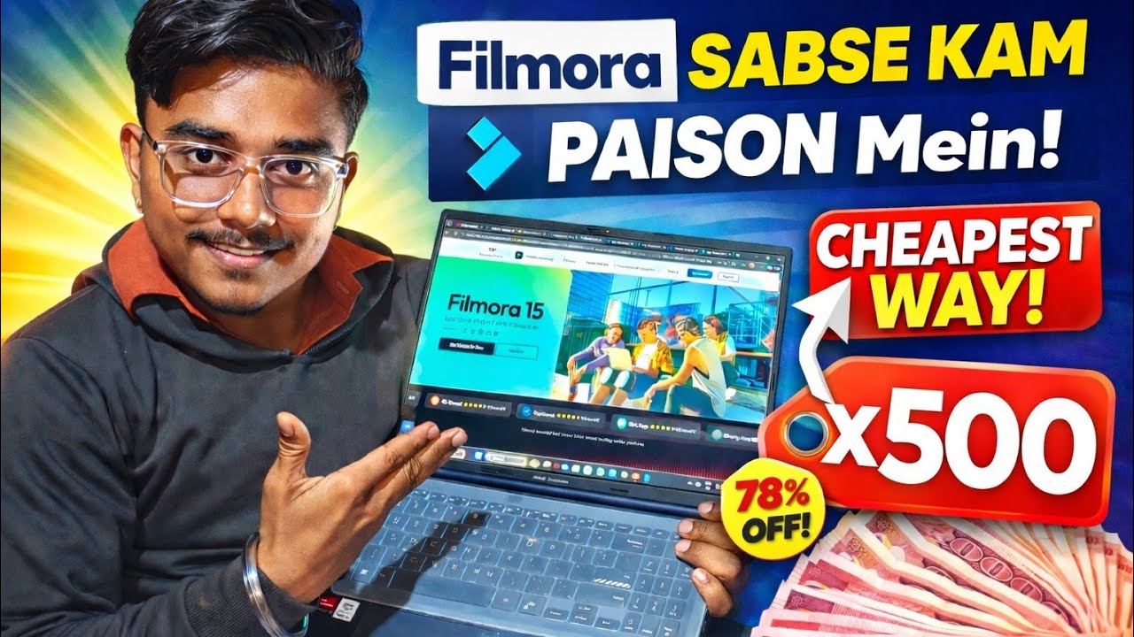 Filmora Sabse Sasta Kaise Kharide? 💸 100% 😱Working Trick | Hindi