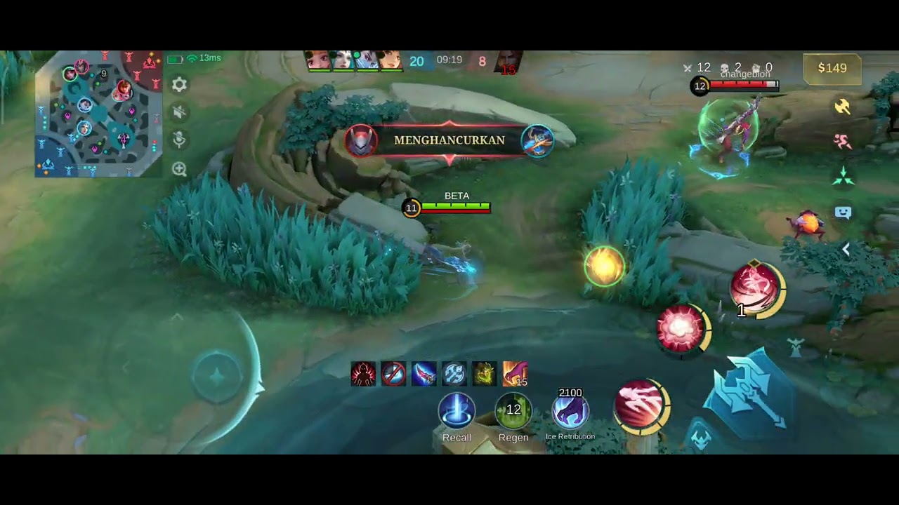 HANZO KEBINGUNGAN LAWAN NATA 😁