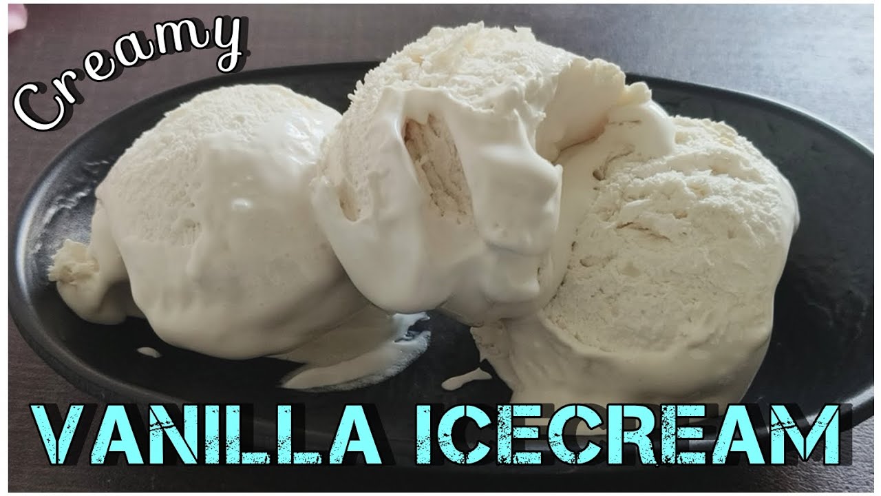 Easy Homemade Vanilla Ice Cream | 3 INGREDIENTS ONLY | Dessert Recipe