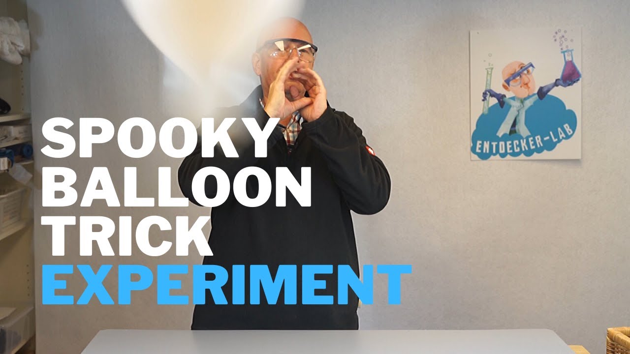 Spooky Luftballon Trick mit Orange - Experiment zum Nachmachen