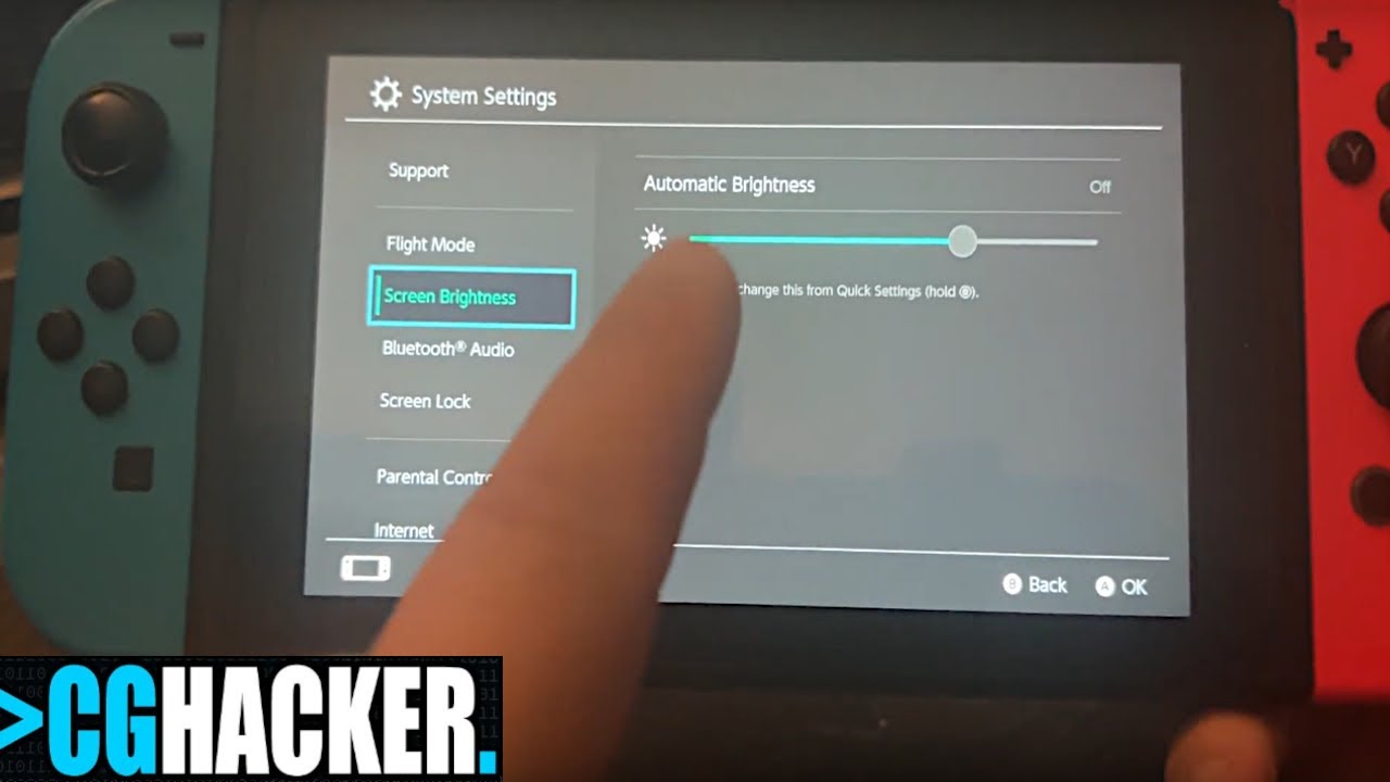 How To Turn Off Auto Brightness on Nintendo Switch!
