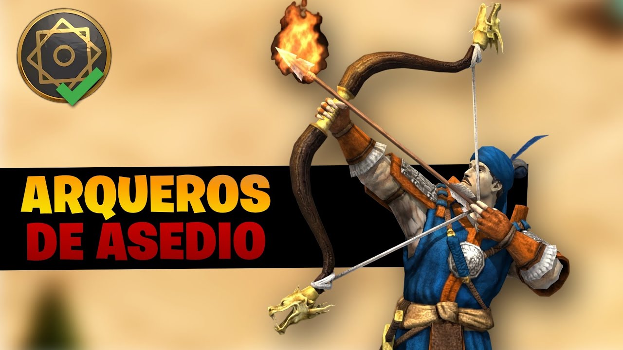 Los arqueros de fuego + el bonus sarraceno demuelen edificios!