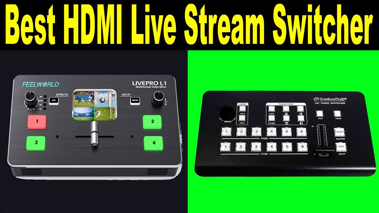 Top 5 Best HDMI Live Stream Switcher Review 2021