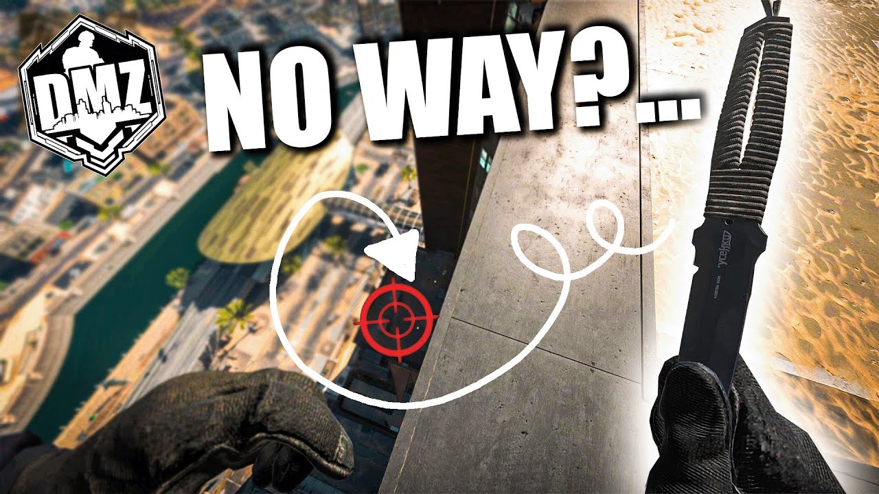 SOLO DMZ SNIPING... USING a KNIFE??!