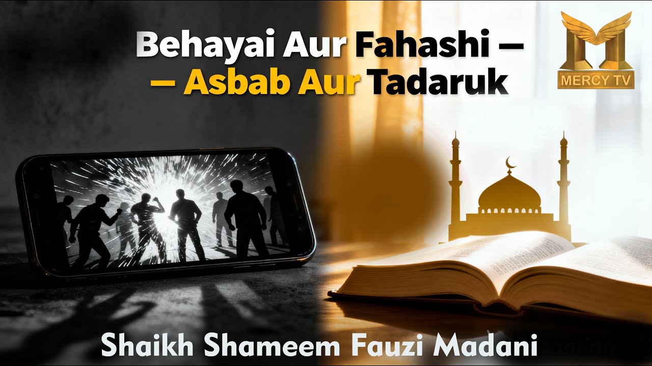Behayai Aur Fahashi: Causes & Cure in Islam | Shaikh Shameem Fauzi | Mercy TV