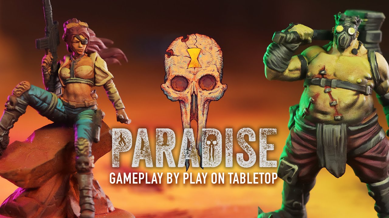 Paradise &ndash; A Wastepunk Boardgame played by Nick and Mubin!