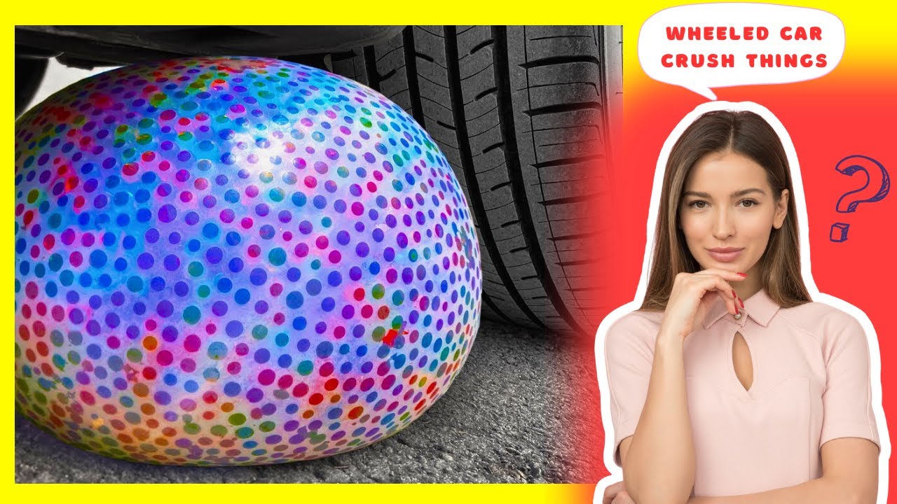 A car that crushes crunchy things with its wheels