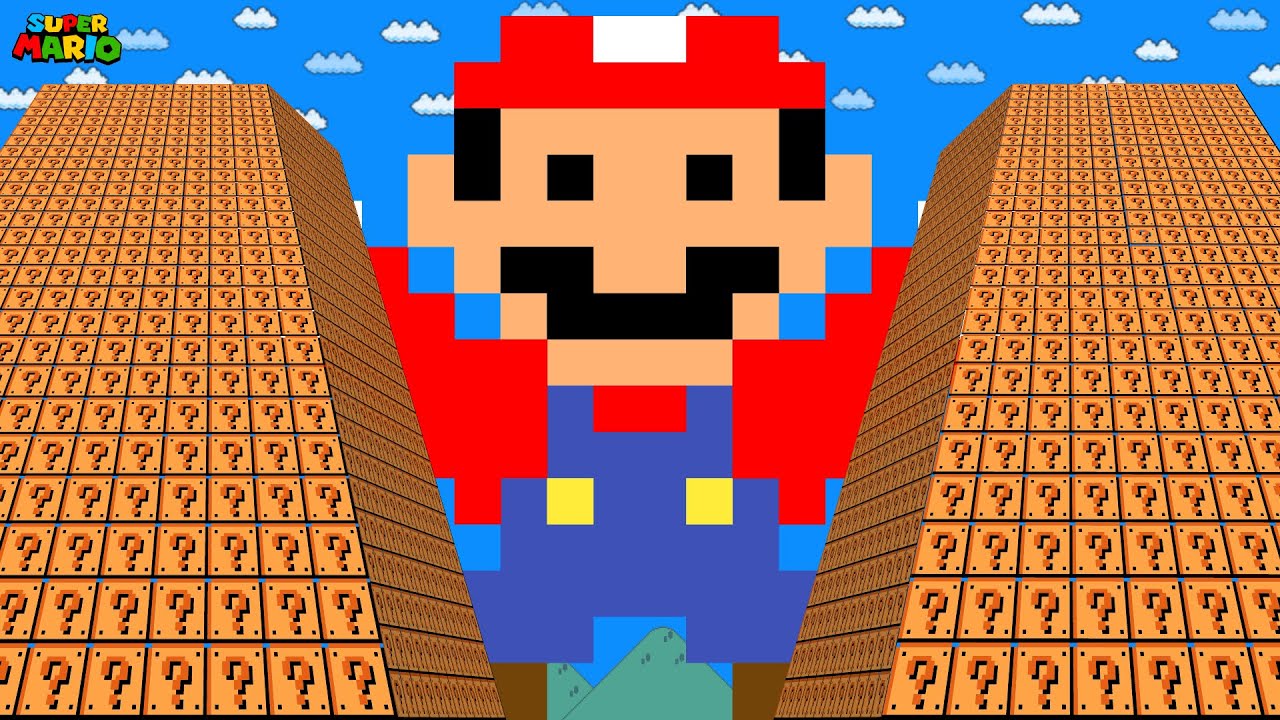 If Mario Has Item Block Towers in Super Mario Bros.?