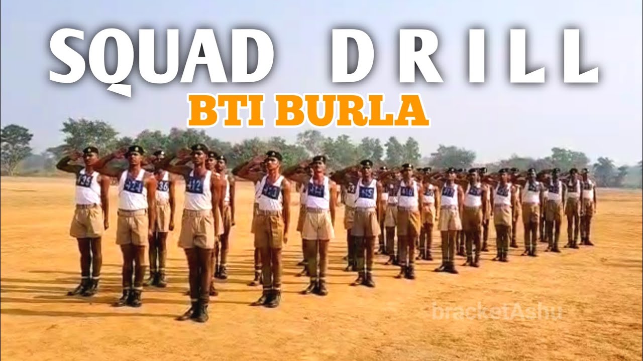 SQUAD DRILL BTI BURLA 💂‍♀️Sepoy Drill Practice Time #bracketashu#1stosap #indianpolice#odishapolice 