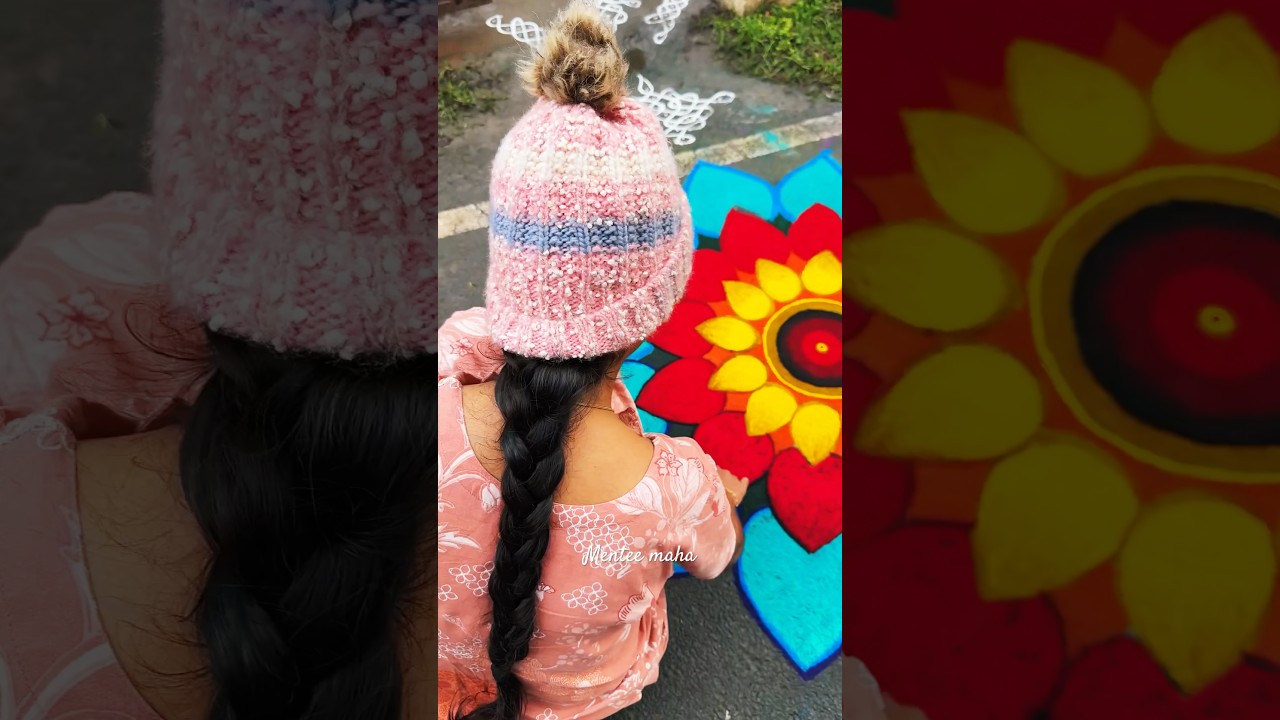 Day 3 #menteemaha #rangoli #kolam #shorts
