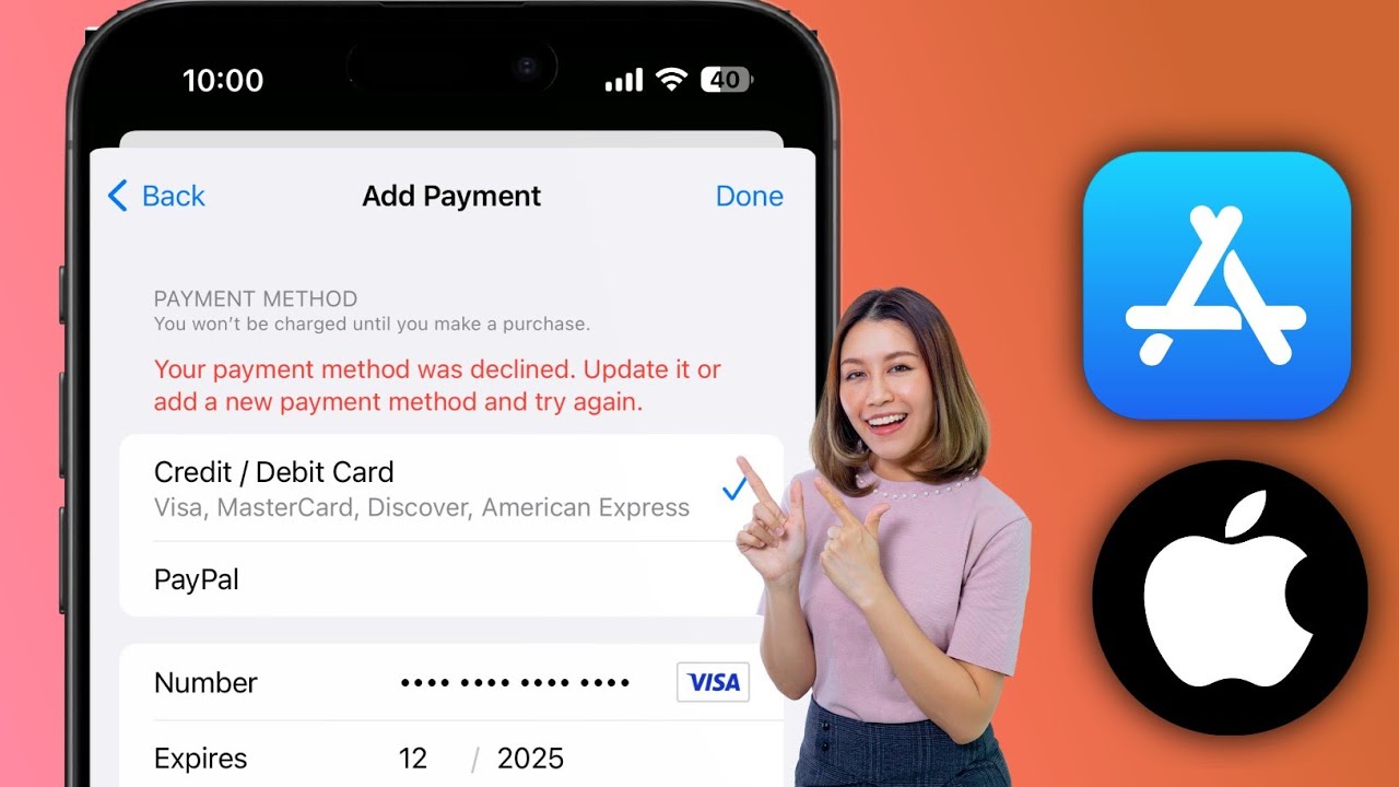 your payment method was declined. update it or add a new payment method and try again Fix 2025