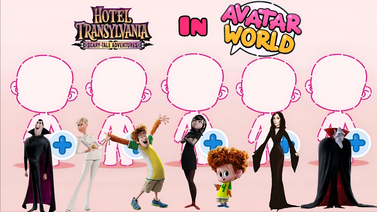 How To Make Hotel Transylvania🧛🏻‍♀️🏨Characters in Avatar World!