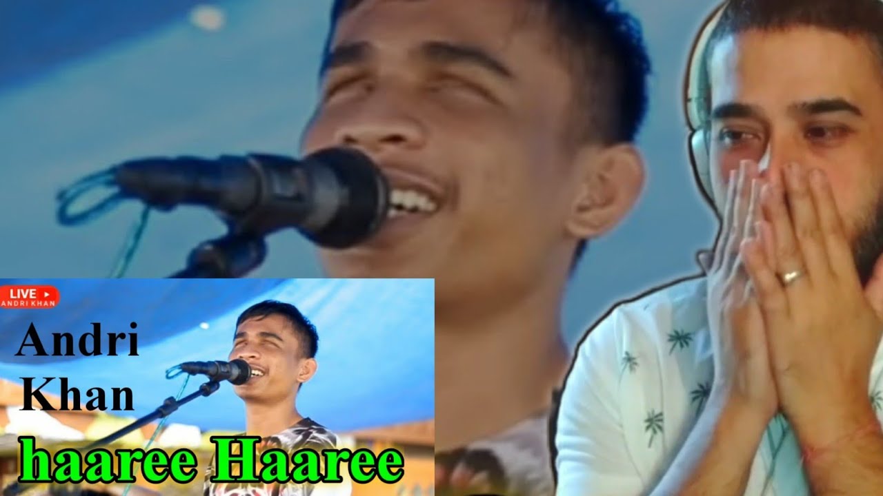 REACTION ON | PENONTON TERHARU  | ANDRI KHAN MENYANYIKAN LAGU -  HARE HARE |