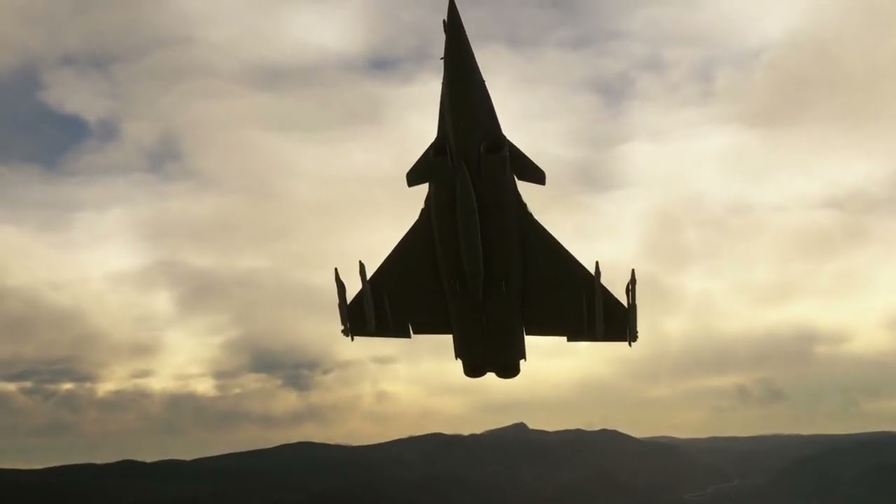 Rafale B & Mirage 2000D 🇫🇷 | Vol TBA au-dessus du Rhin | Archives 2023 | MSFS 2020