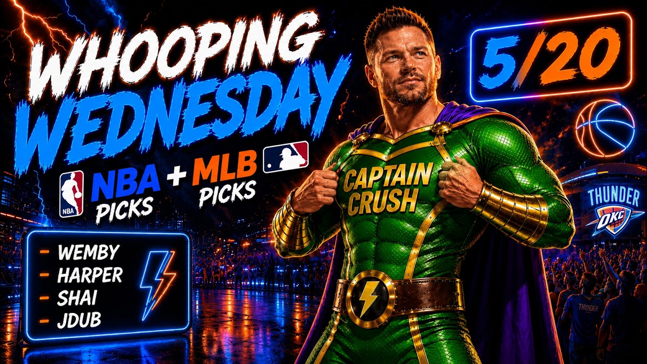 NBA и MLB PrizePicks сегодня | 5 лучших прогнозов | Среда | 20.05.26 | ШЭЙ?