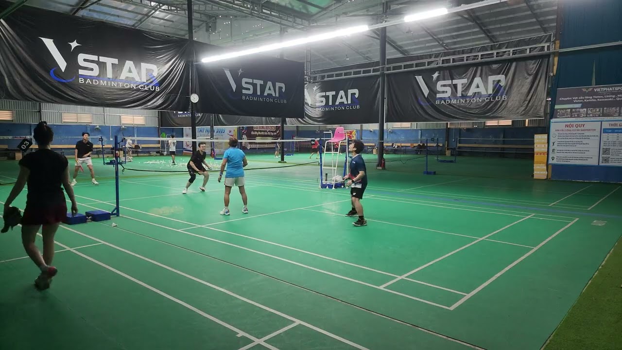 1603 Mix  [CLVK ]🤾‍♂️ GUN / C Lý🏸 Chương / Quân - HAPTHY Badminton - Sân Cầu lông Vstar