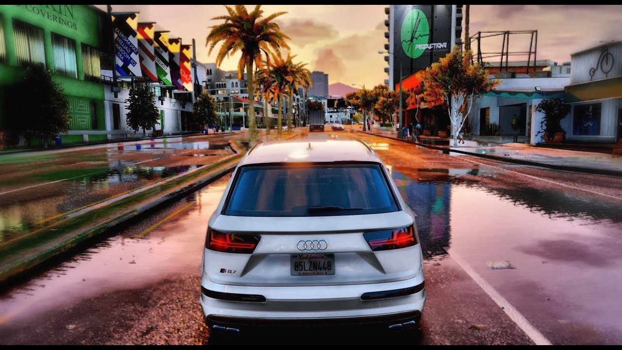 ►GTA 6 REAL LIFE GRAPHICS NEW 2019 ✪ CARS GAMEPLAY! RTX™ 2080 Ti 60 FPS 👍 | GTA V ENB MOD