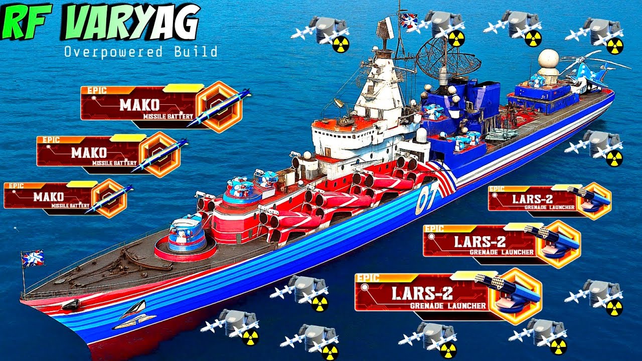 Debunking the Myth - Is 🔥RF Varyag Truly, MOST Powerful Ship in Modern Warships🤔?