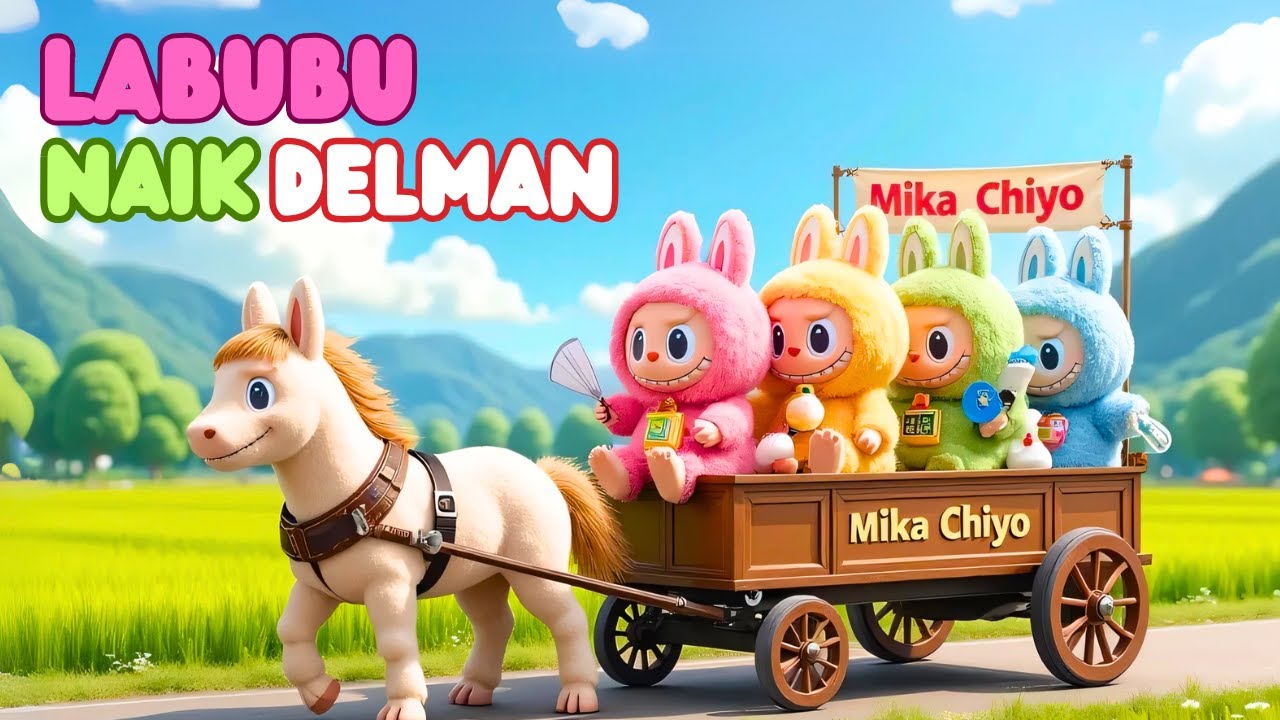 LAGU LABUBU NAIK DELMAN - LAGU ANAK INDONESIA #labubu #laguanakindonesia #laguedukasi