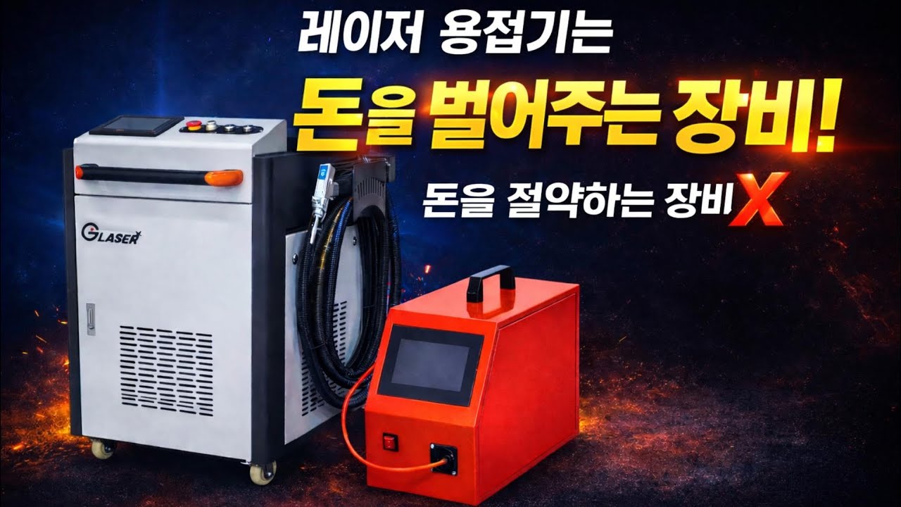 중국산 레이저 용접기 칠러 교체작업 합니다. 