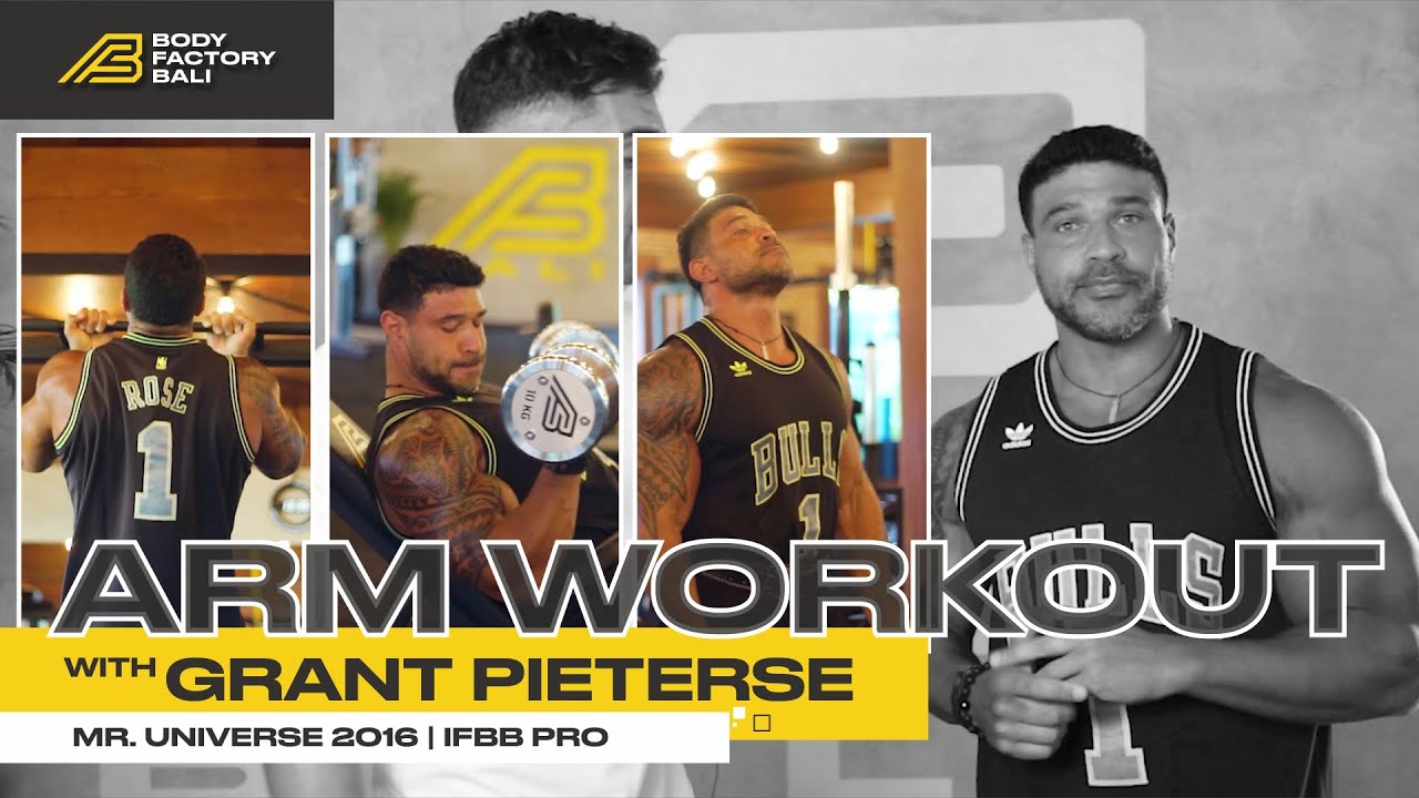 ARM WORKOUT with Grant Pieterse IFBB PRO1 | MR UNIVERSE 2016