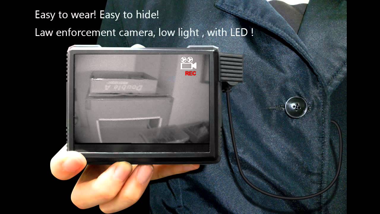 Cam&eacute;ra Espion --- Law enforcement camera, Easy to wear and hide! --
