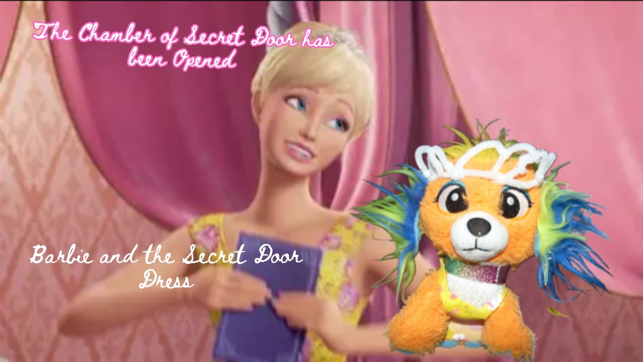THE CHAMBER OF SECRET DOORS | Making a Barbie and the Secret Door Stuffed Animal Dress