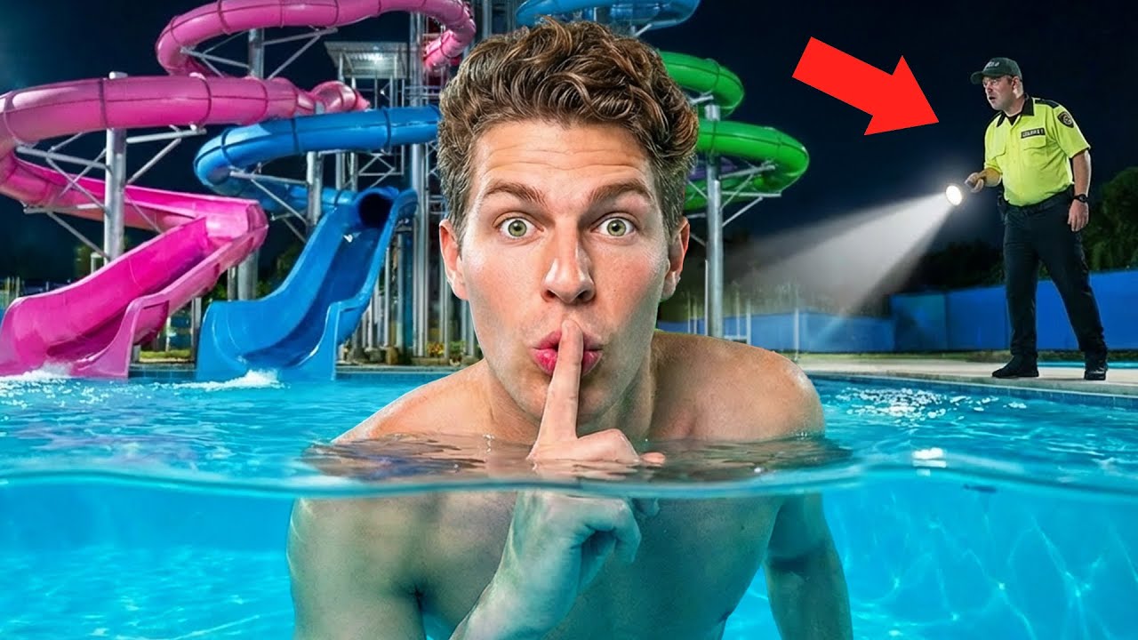 I Snuck into a Waterpark OVERNIGHT!