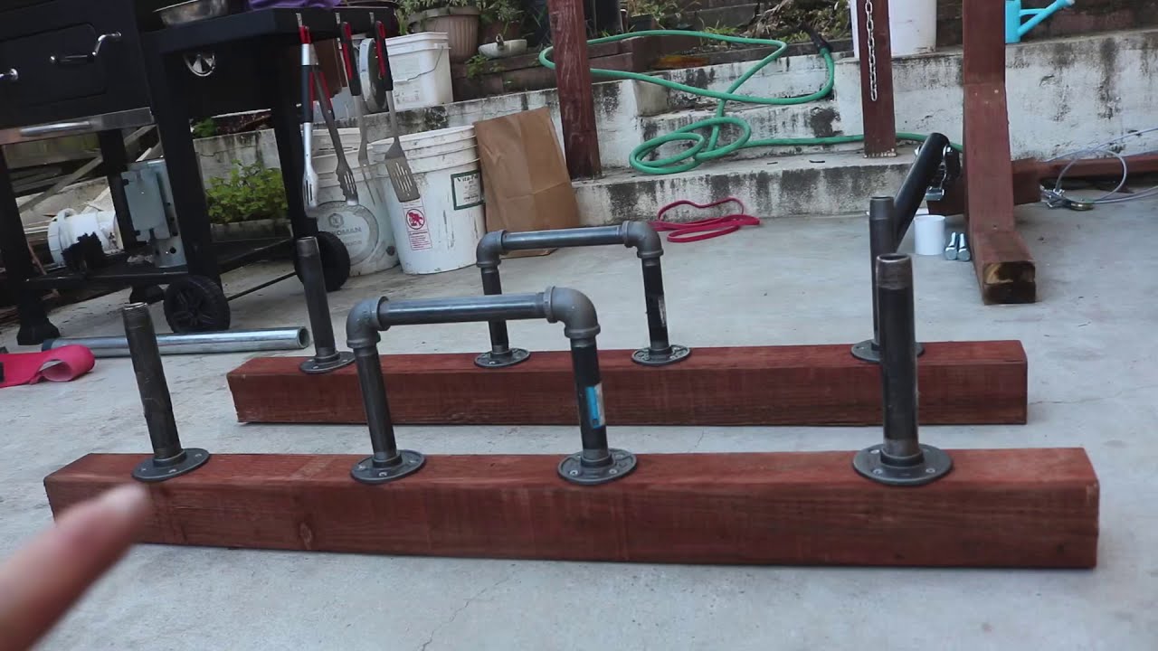Homemade strongman farmers handle